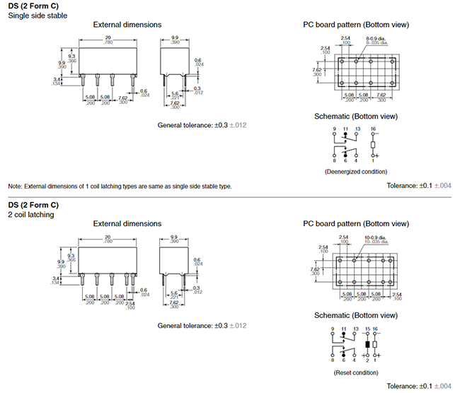 DS4E-M-DC12V DIMENSIONS Information DS4E-M-DC12V DIMENSIONS Information